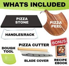 Stainless Steel Rocker Pizza Cutter with Blade Cover