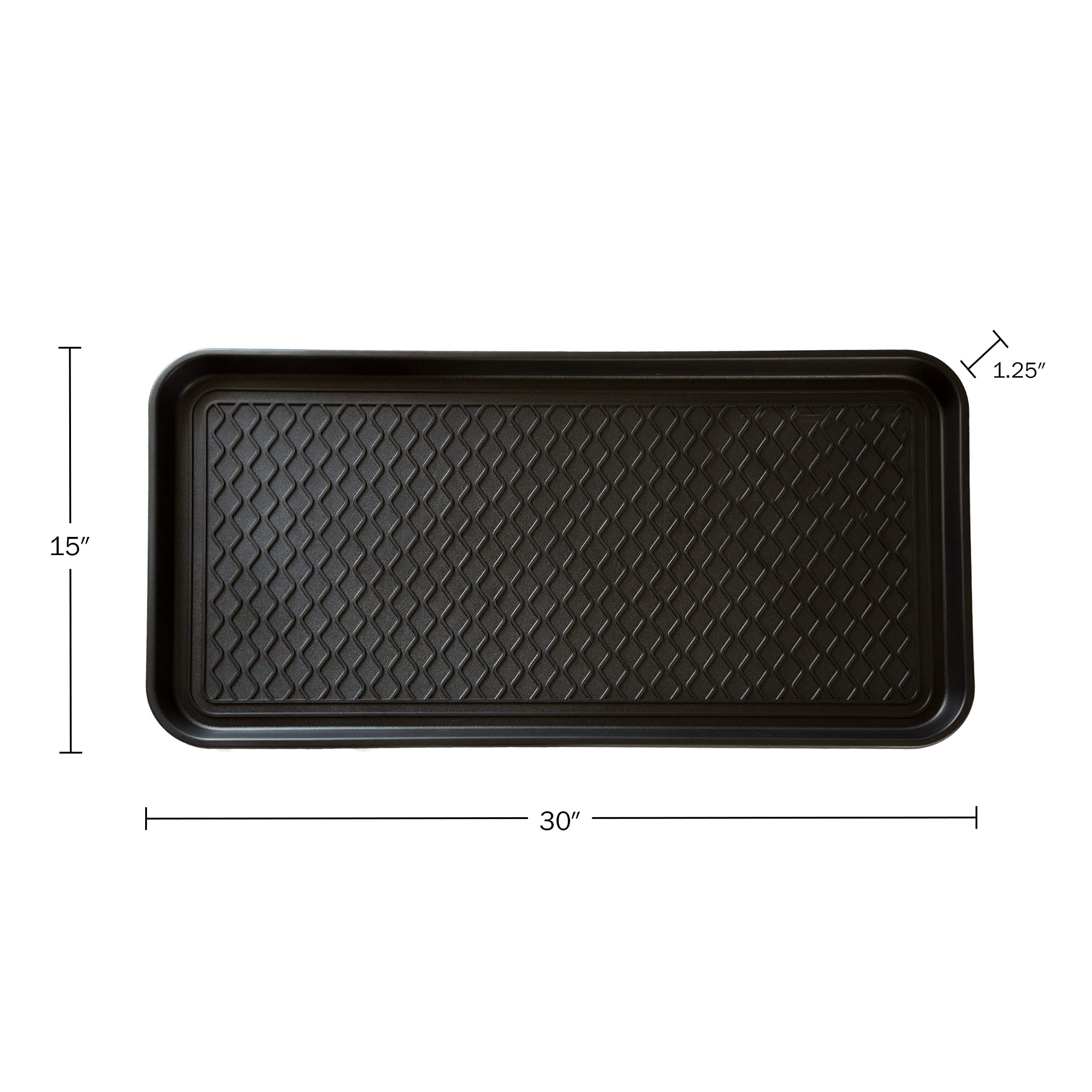 Stalwart Boot Tray set placed in an entryway