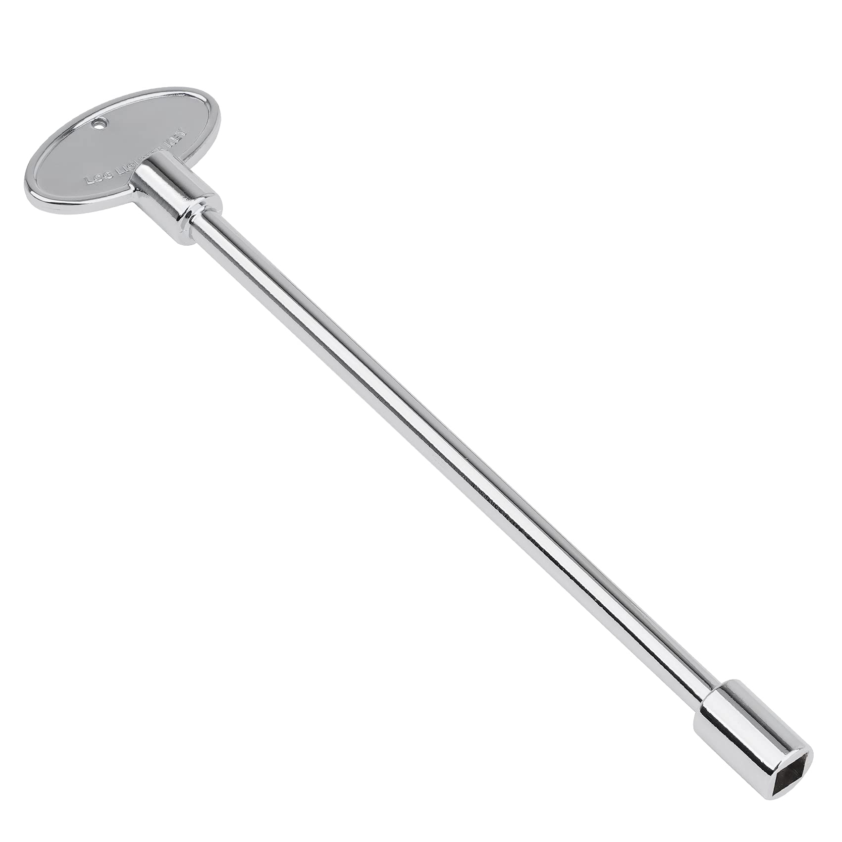 Stanbroil 8-Inch Gas Valve Key in polished chrome finish