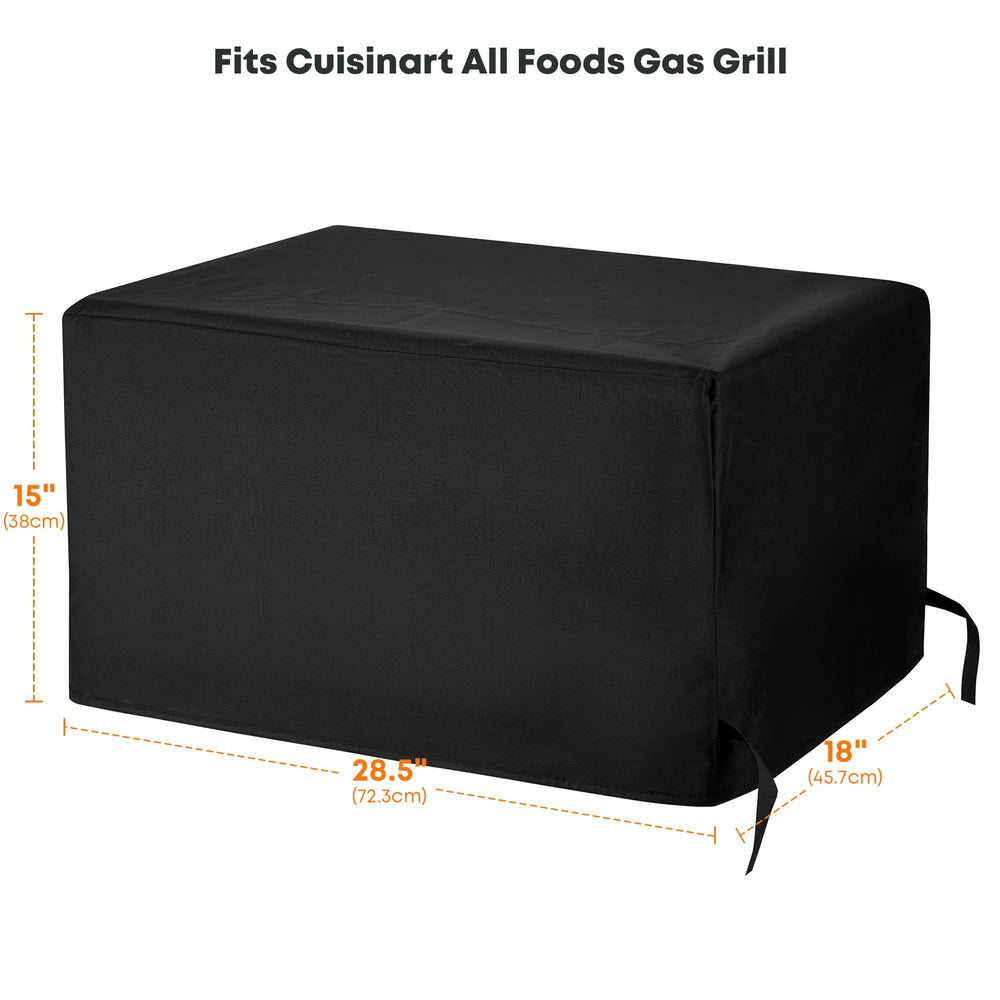 Stanbroil Grill Cover for Cuisinart CGC-21, side view