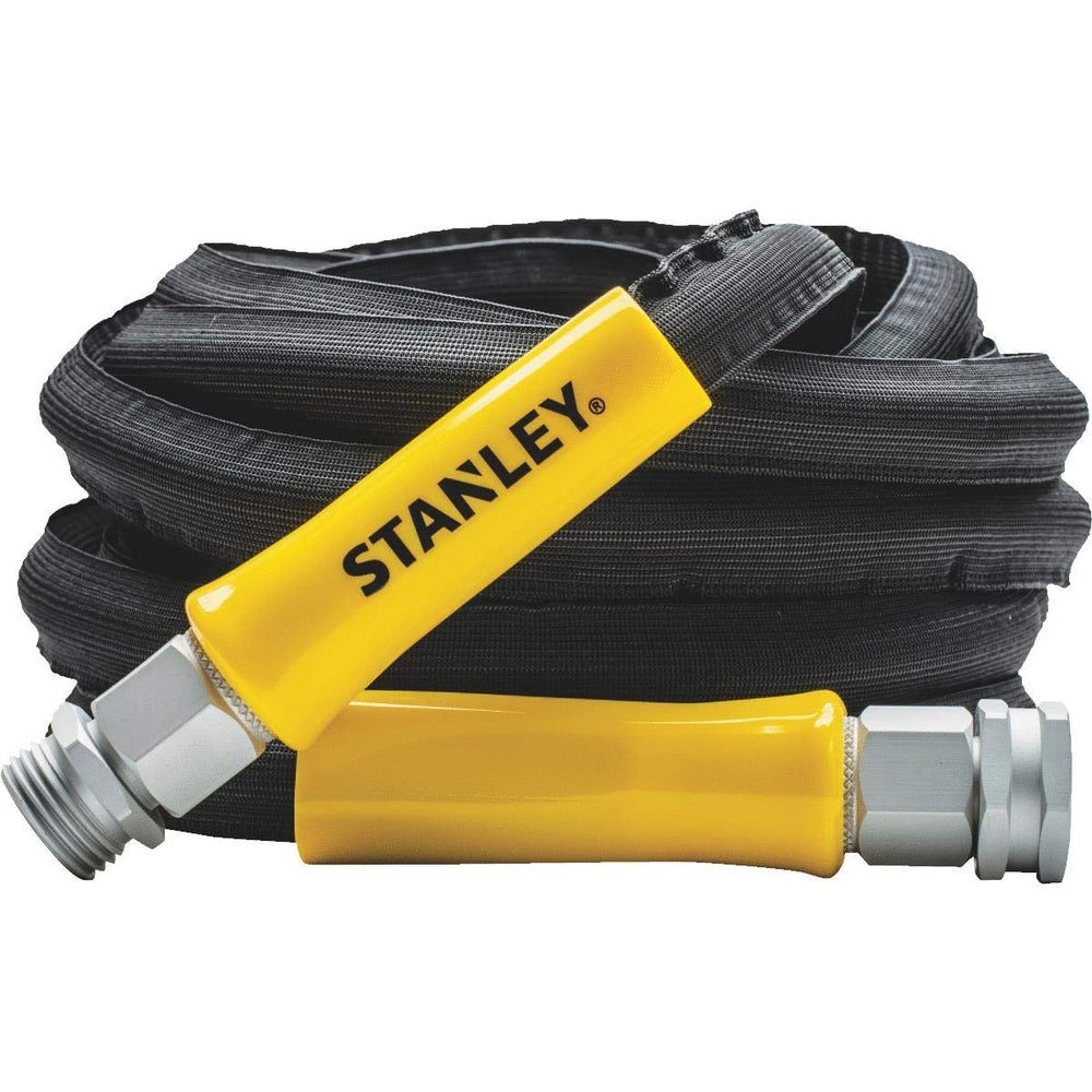 STANLEY DuraflexPro 50 FT Expanding Garden Hose, Black front view