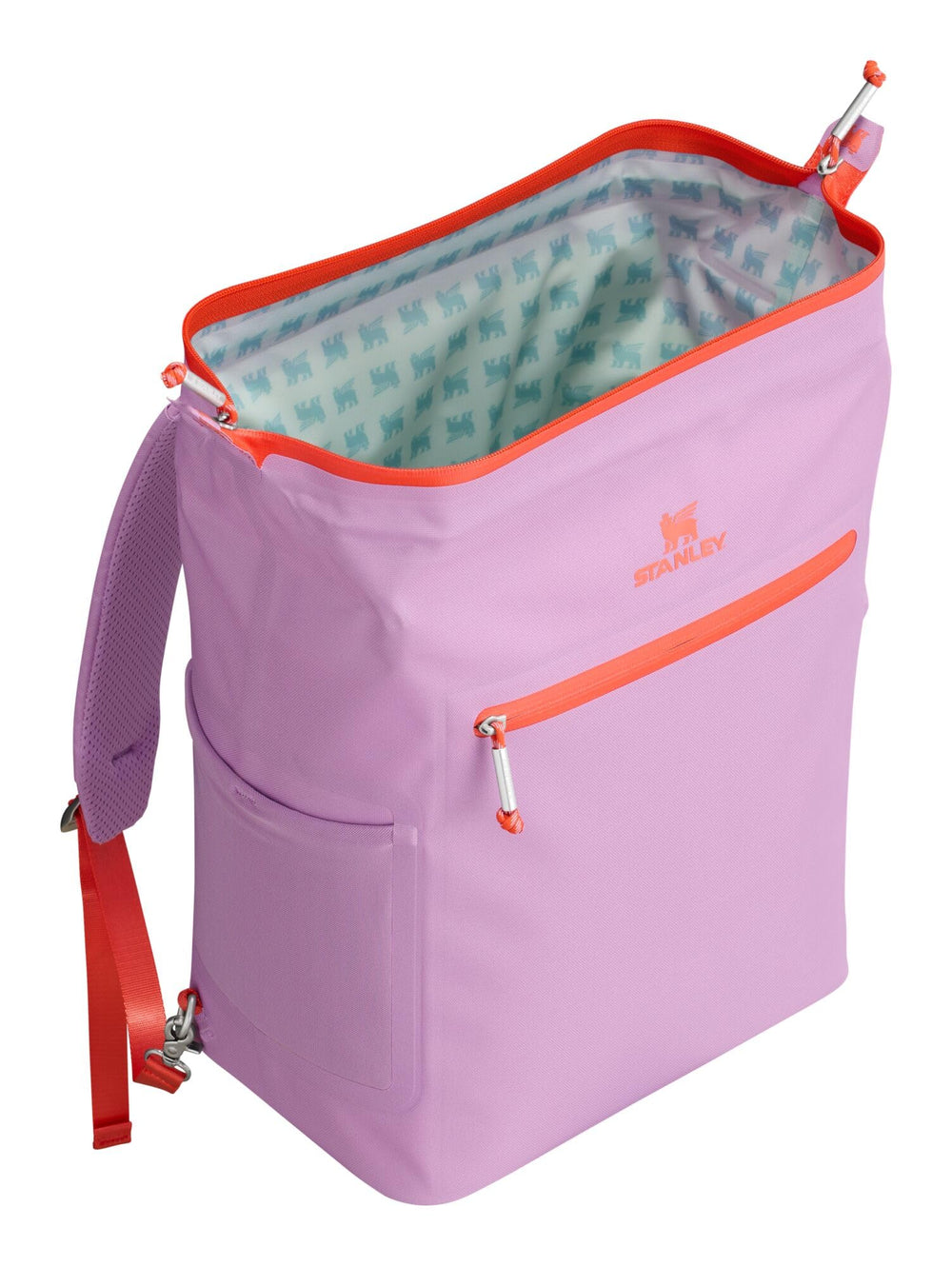 STANLEY Madeleine Soft Cooler Backpack side view showing adjustable straps