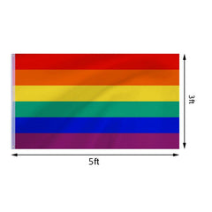 Staont Rainbow Flag 3x5ft with brass grommets