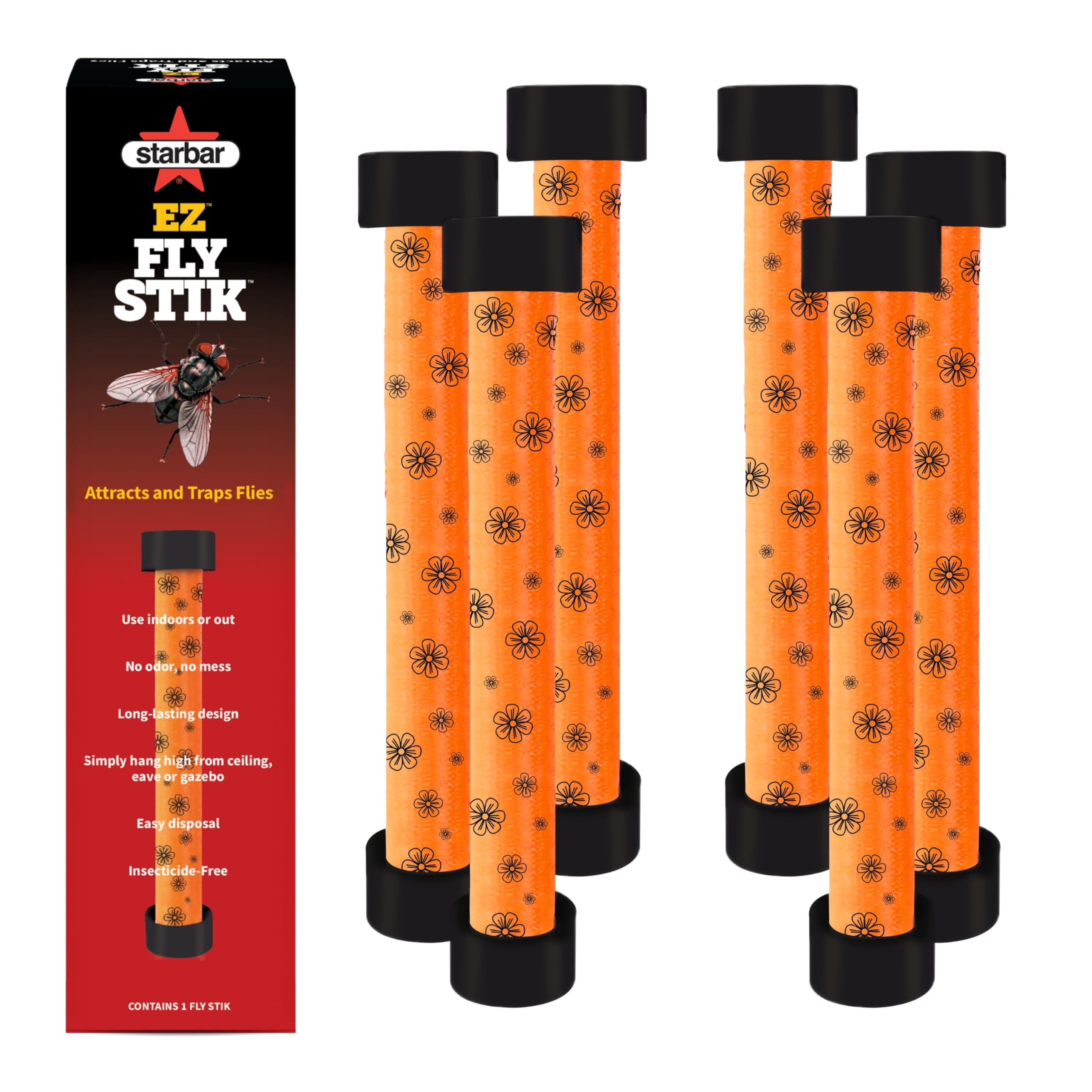 Starbar EZ Fly Stik 8-inch fly trap stick front view
