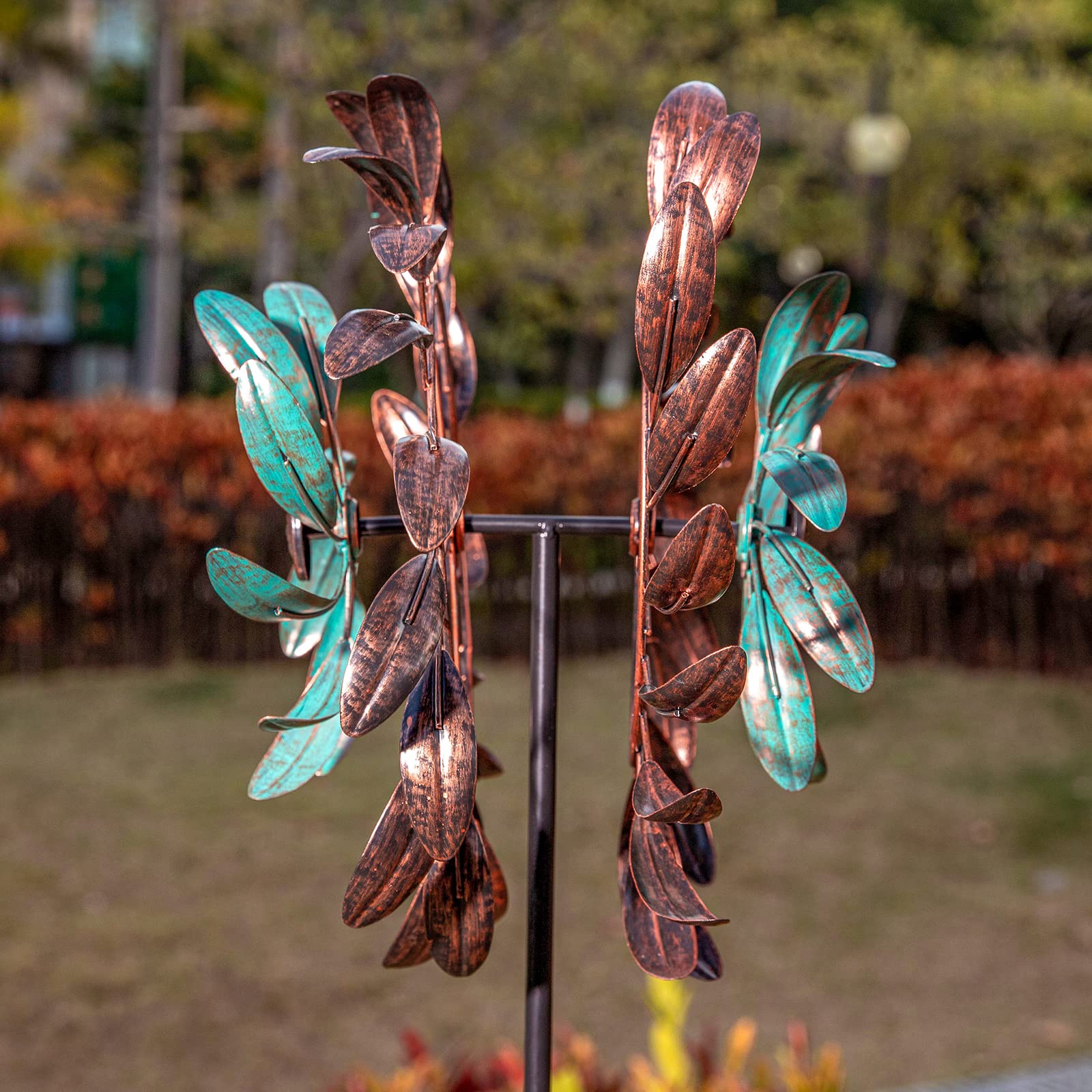 Stargarden wind spinner with a beautiful sunset backdrop