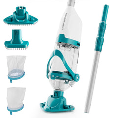STARRYBOT Hot Tub Vacuum front view with adjustable pole