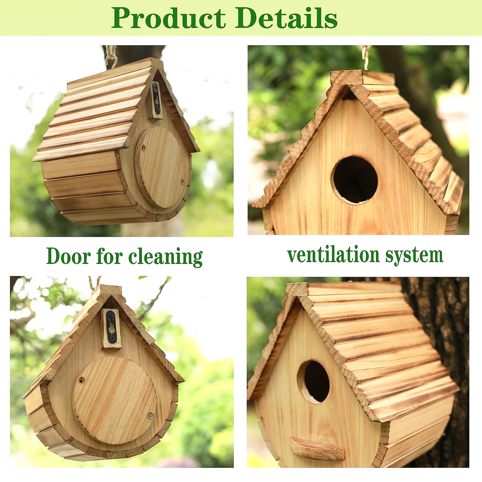 STARSWR birdhouse dimensions with a ruler for scale