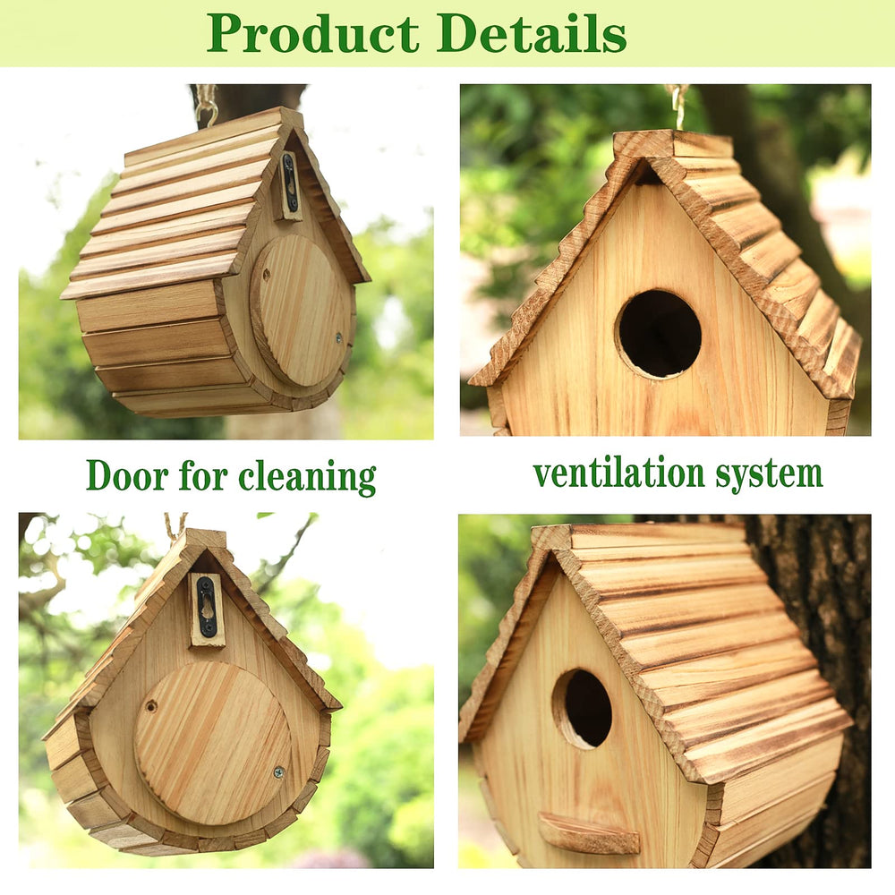 STARSWR birdhouse dimensions with a ruler for scale