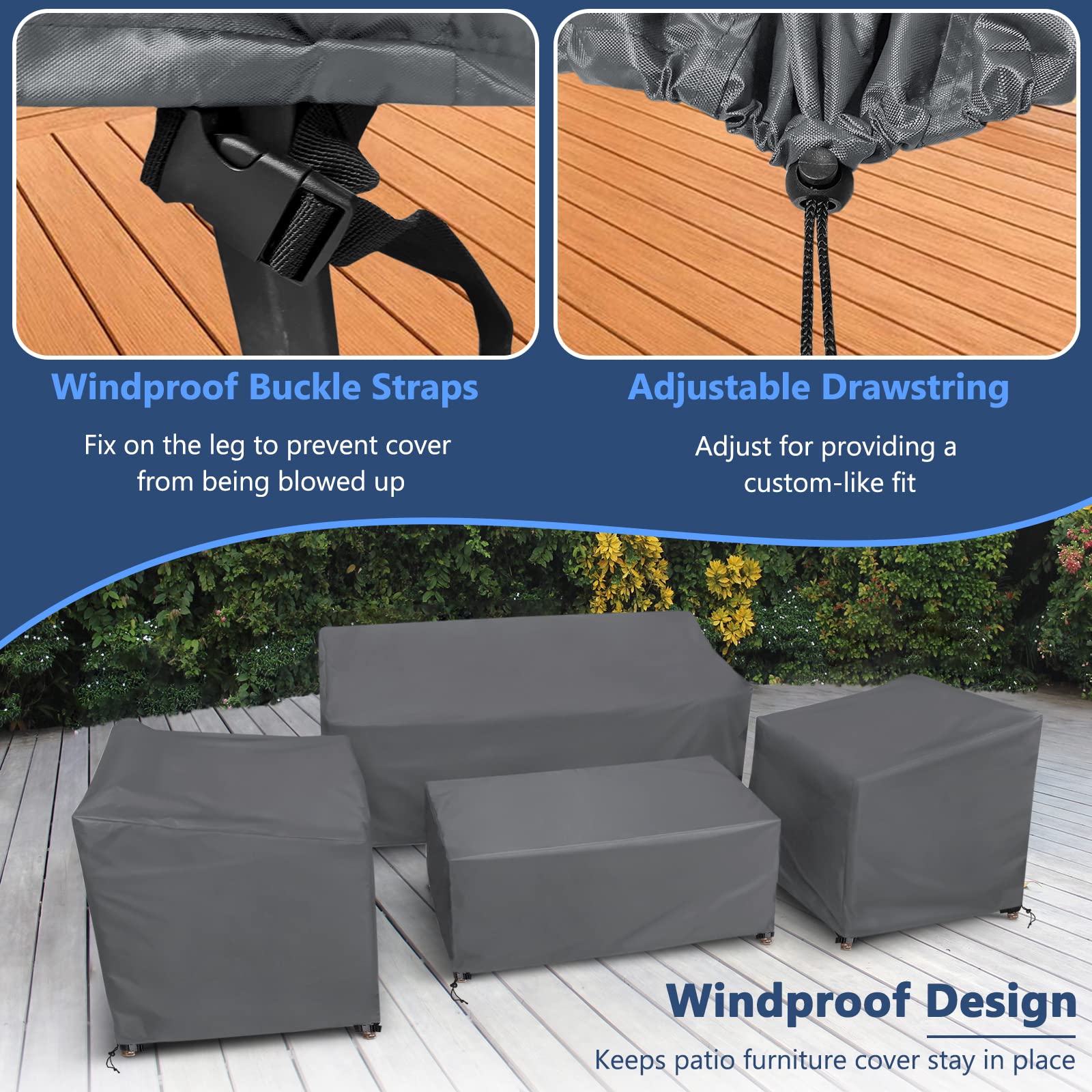 STARTWO covers showing waterproof seams
