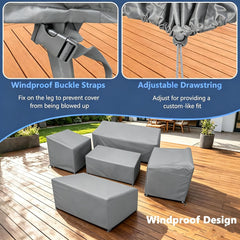 STARTWO loveseat cover from the outdoor furniture cover set