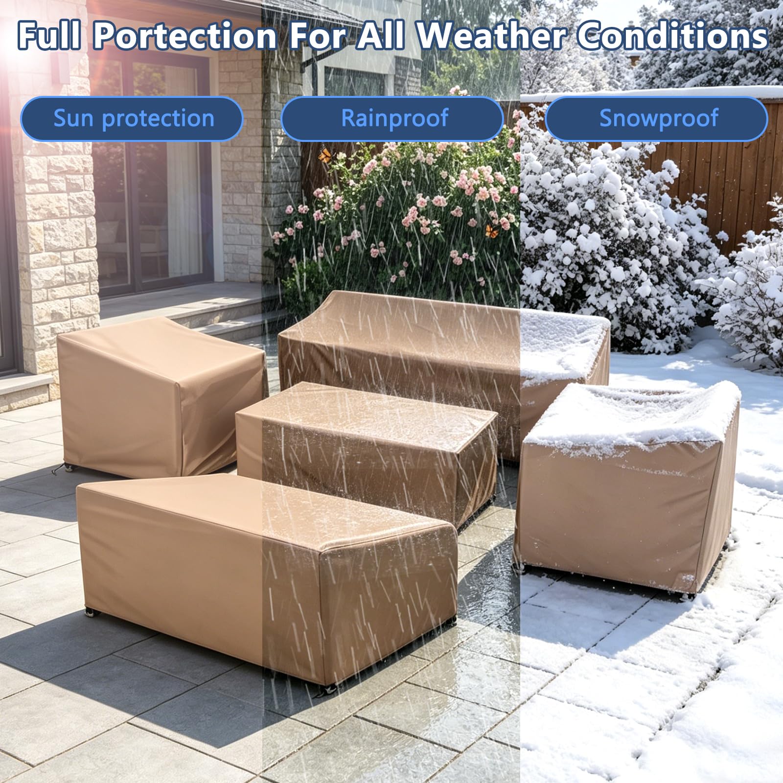 STARTWO outdoor furniture cover set packaging
