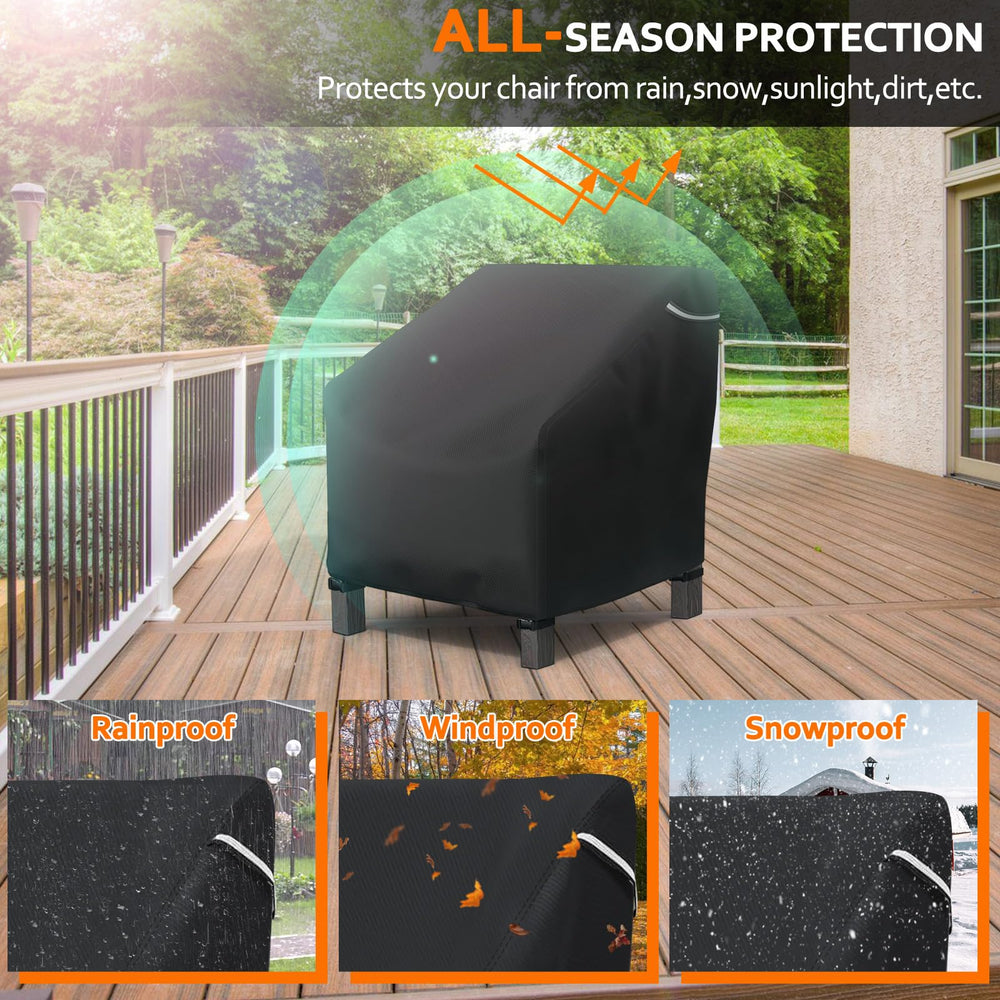 STARTWO patio chair cover on chair outdoors