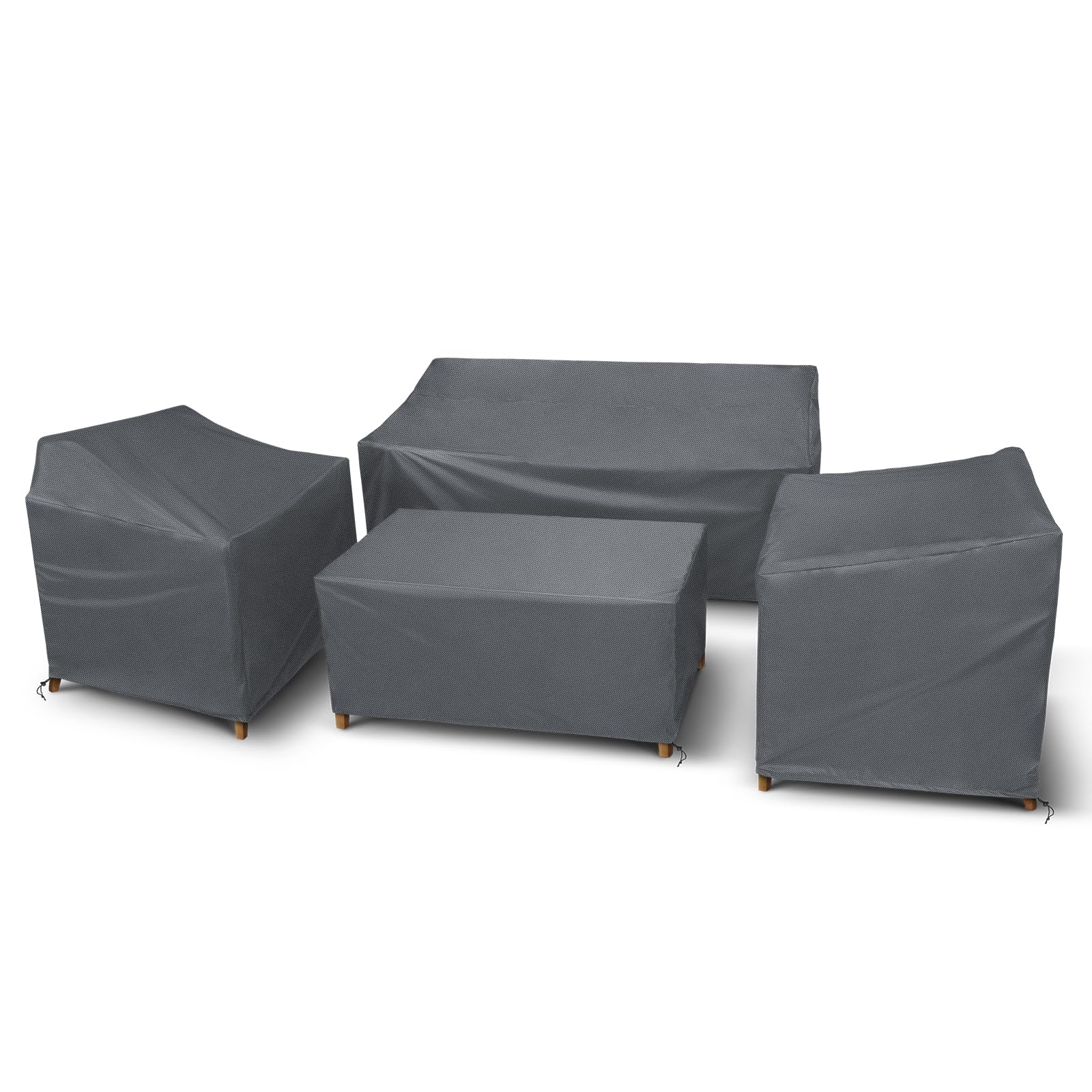 STARTWO Patio Furniture Cover set with loveseat and chair covers