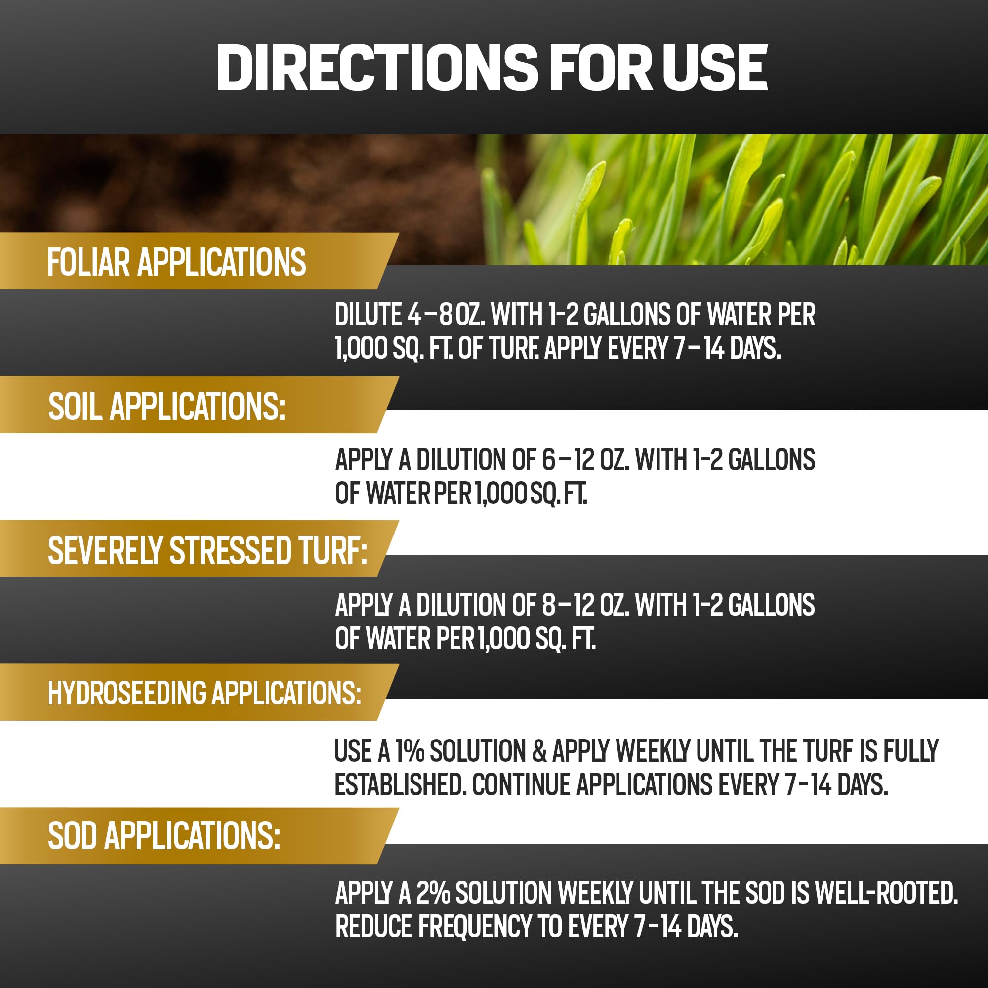 Stateside Humic Acid Soil Conditioner with grass background