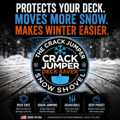 Stay+Safe Tools Snow Shovel blade detail with ergonomic grip