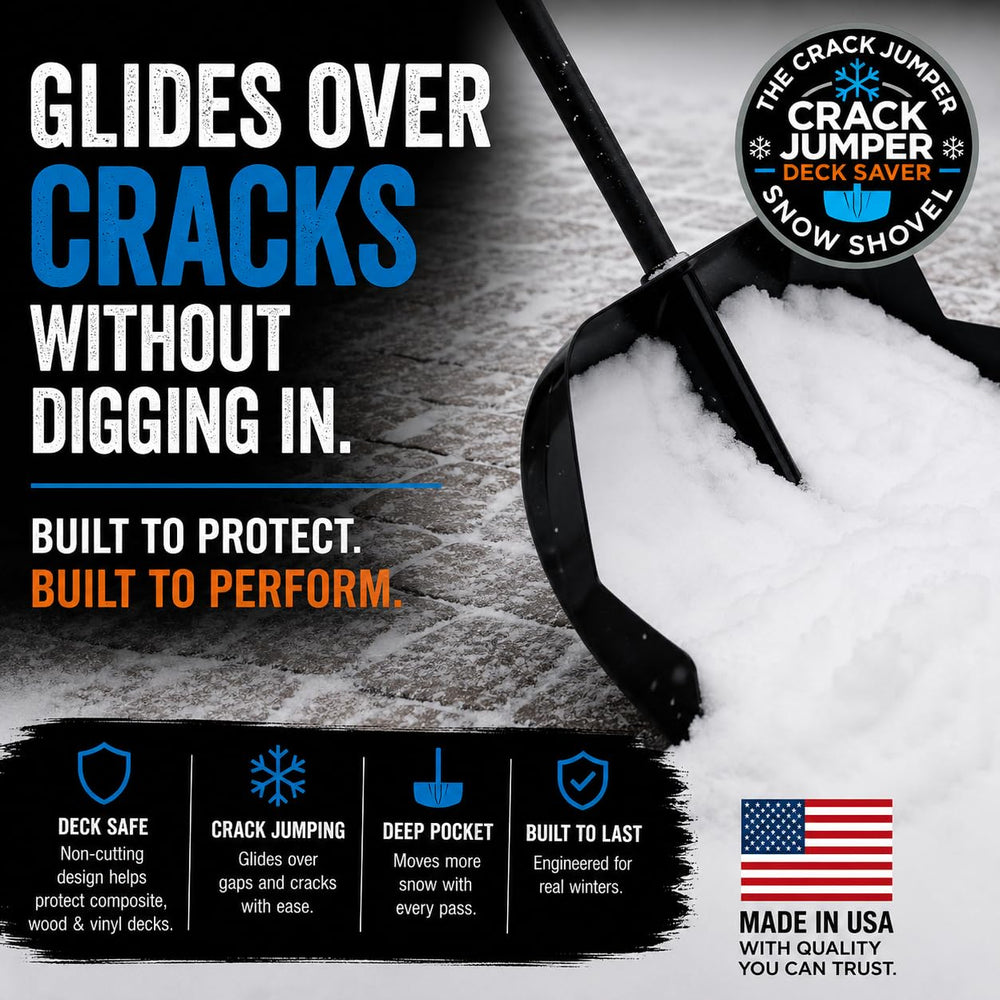 Stay+Safe Tools Snow Shovel packaging and specifications