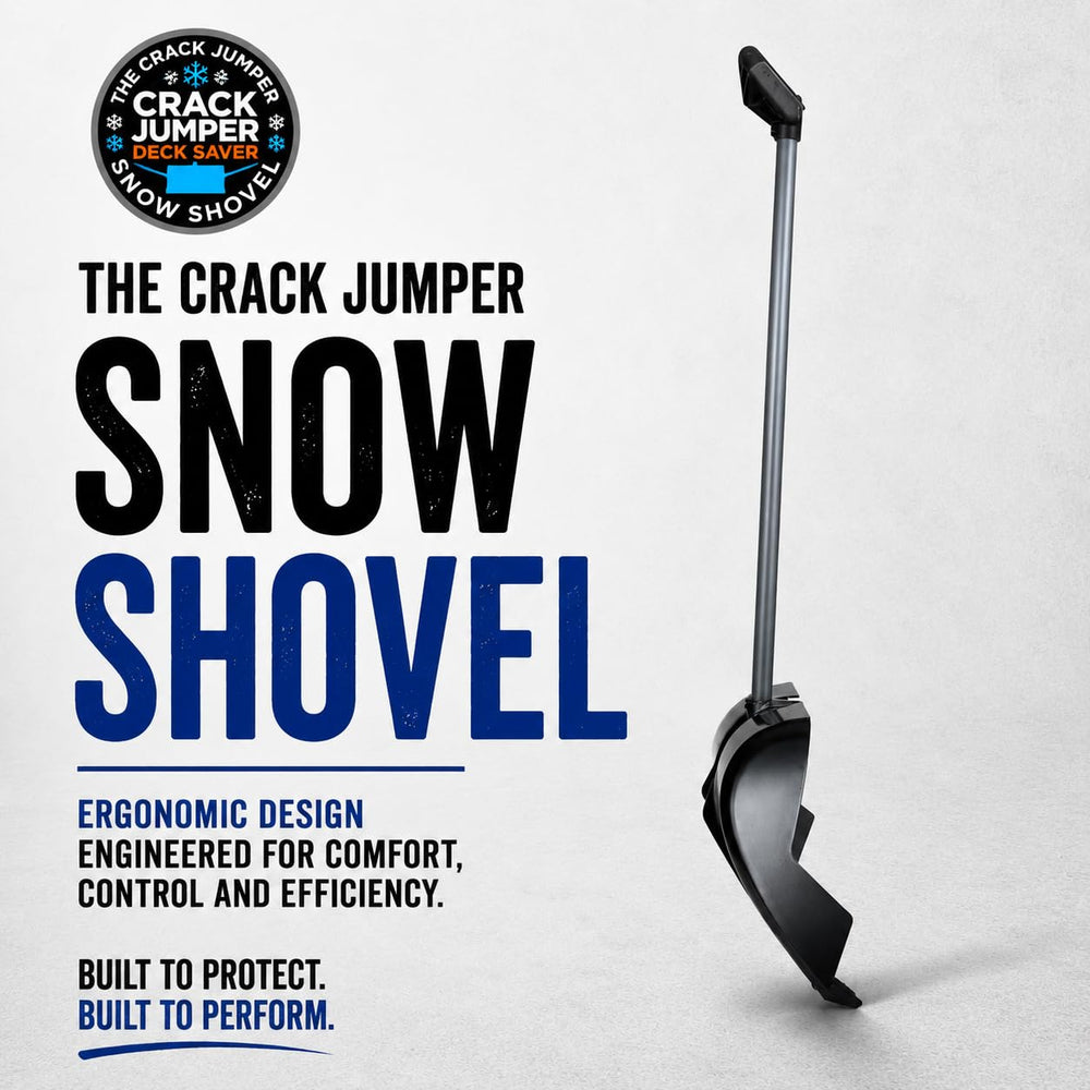 Stay+Safe Tools Snow Shovel showing heavy-duty construction