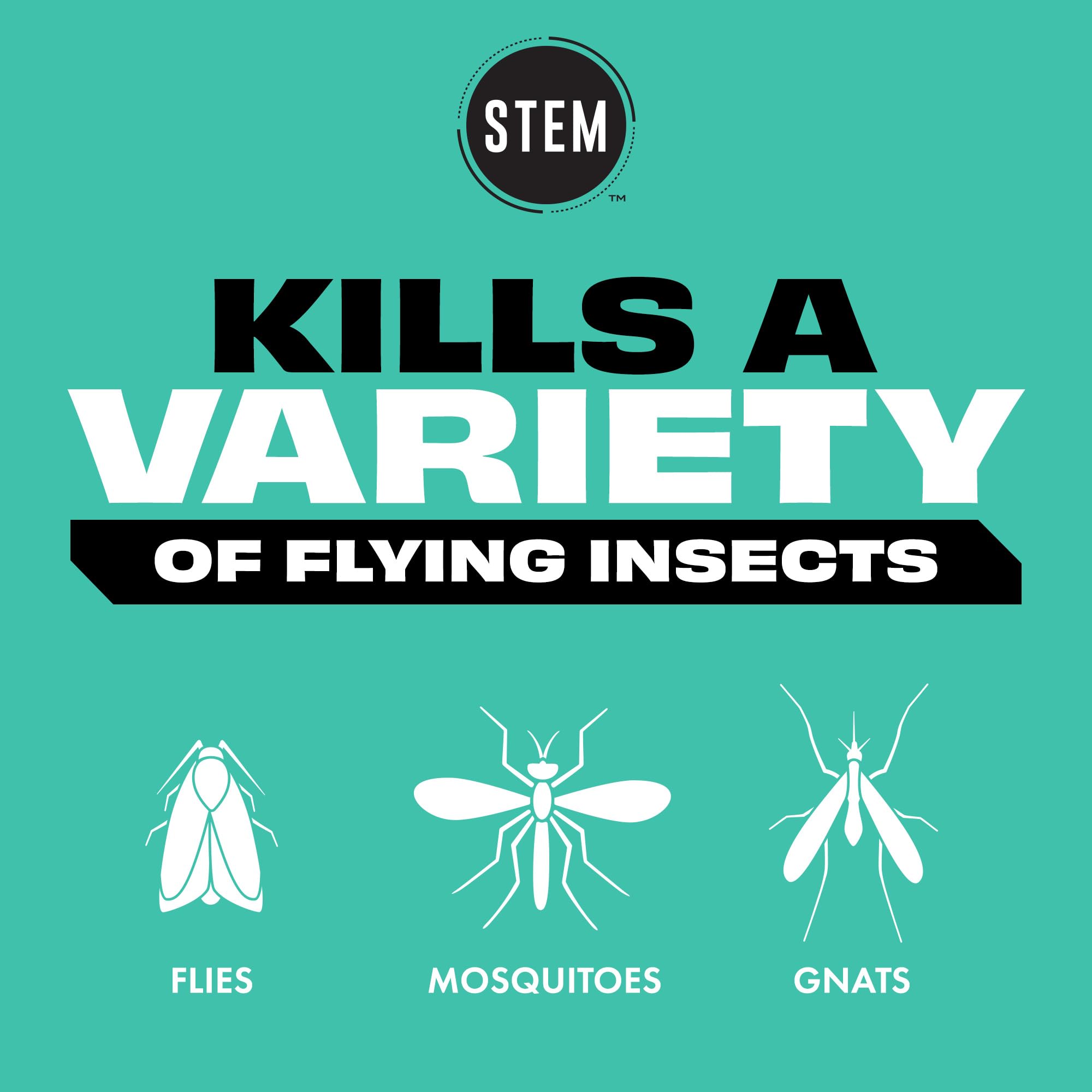 STEM Bug Spray 10oz back view showing ingredients