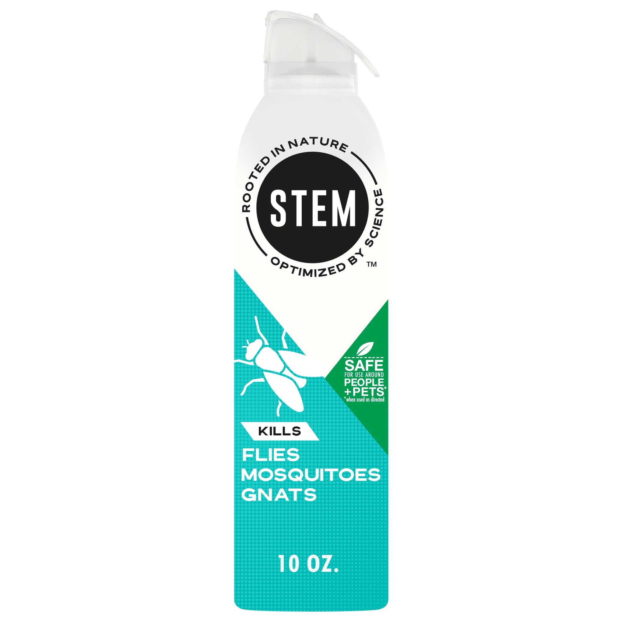 STEM Bug Spray 10oz front view with aerosol nozzle