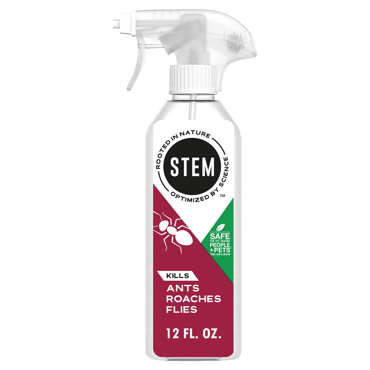 STEM Bug Spray 12oz front view with trigger nozzle