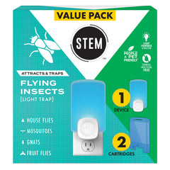 STEM Light Trap white model front view