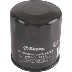 Stens Oil Filter side view, specifications printed
