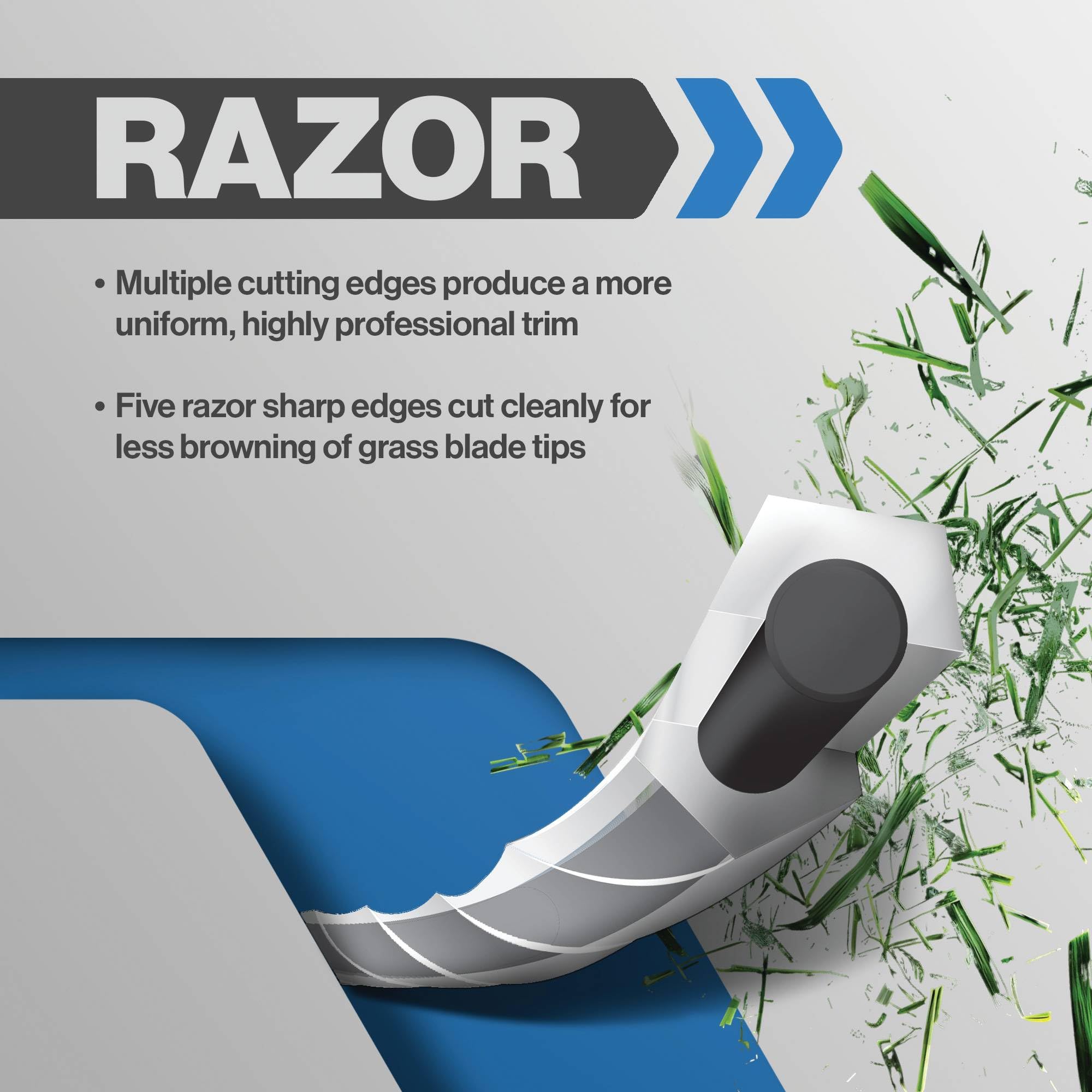 Stens Razor Trimmer Line in a garden setting