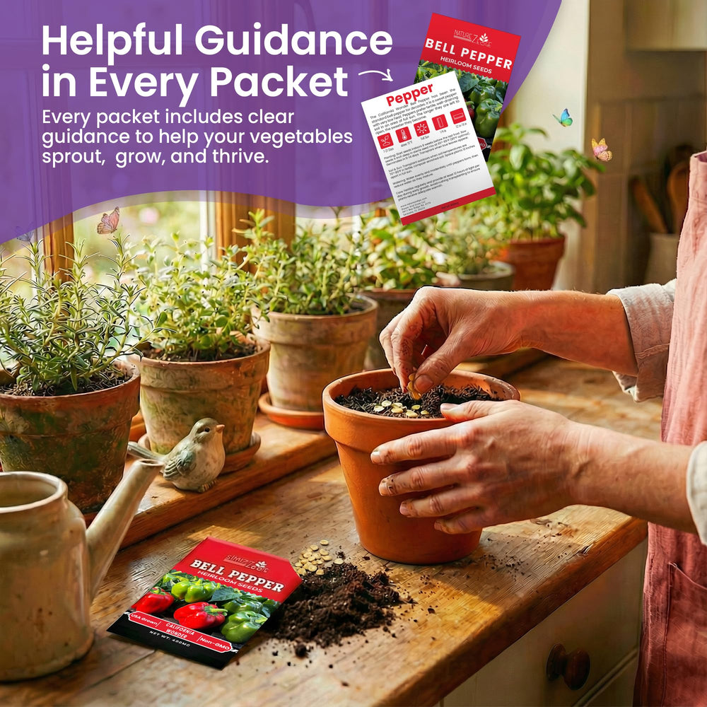 Step-by-step growing instructions for NatureZ Edge seeds