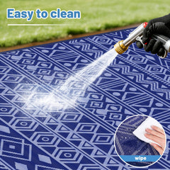 StepTastic Outdoor Rug on a patio setting
