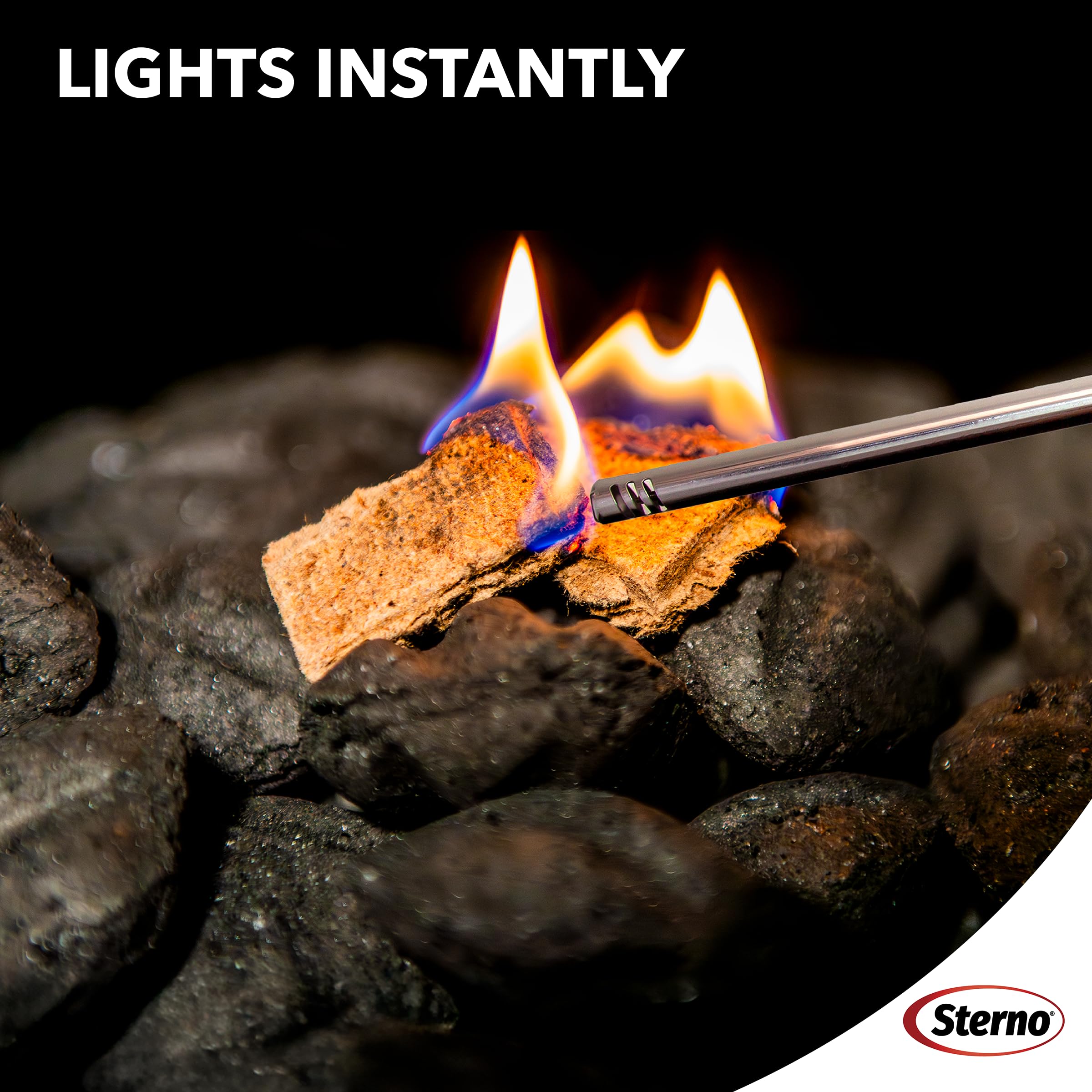 Sterno Instant Fire Starter Squares displayed on a wooden table