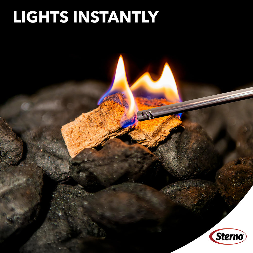 Sterno Instant Fire Starter Squares displayed on a wooden table