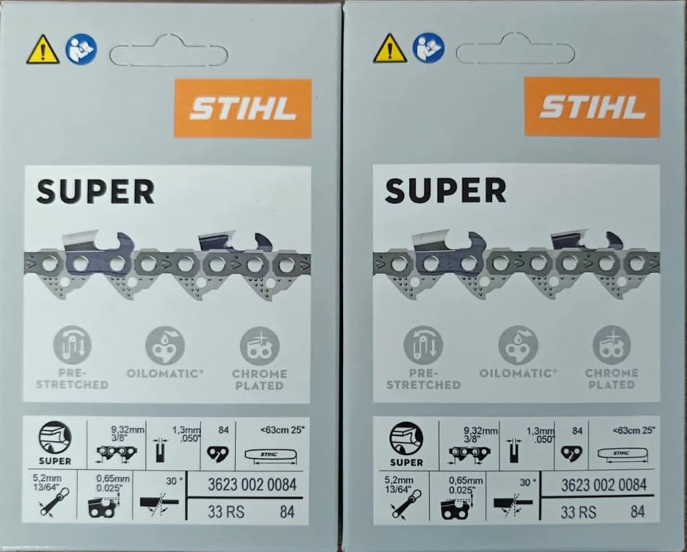 Stihl 33RS-84 professional saw chain front view