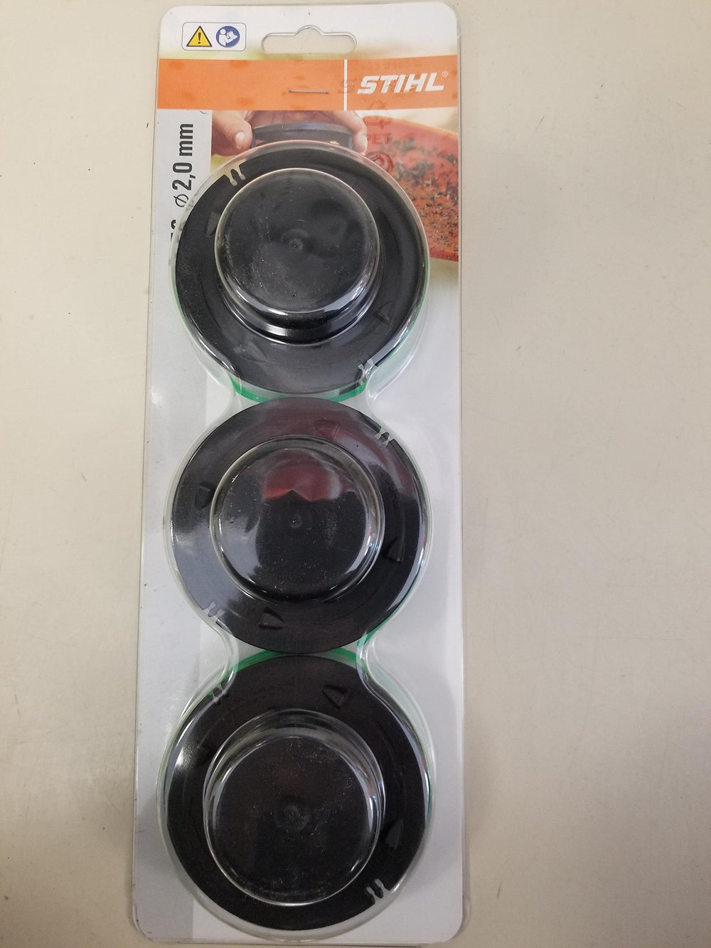 Stihl 4008 710 4302 replacement string heads pack front view