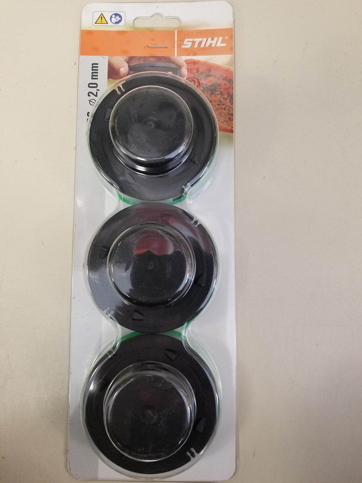 Stihl 4008 710 4302 replacement string heads pack front view