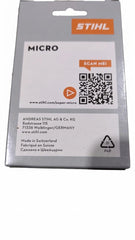 Stihl 61PMM355E Chainsaw Chain side view with packaging