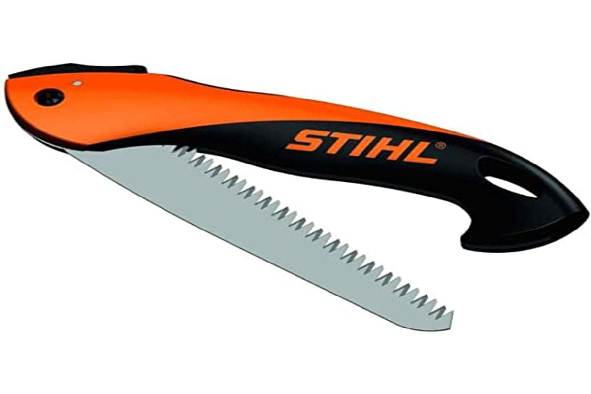 Stihl Folding Saw PR 16 with 16 cm blade in black and orange