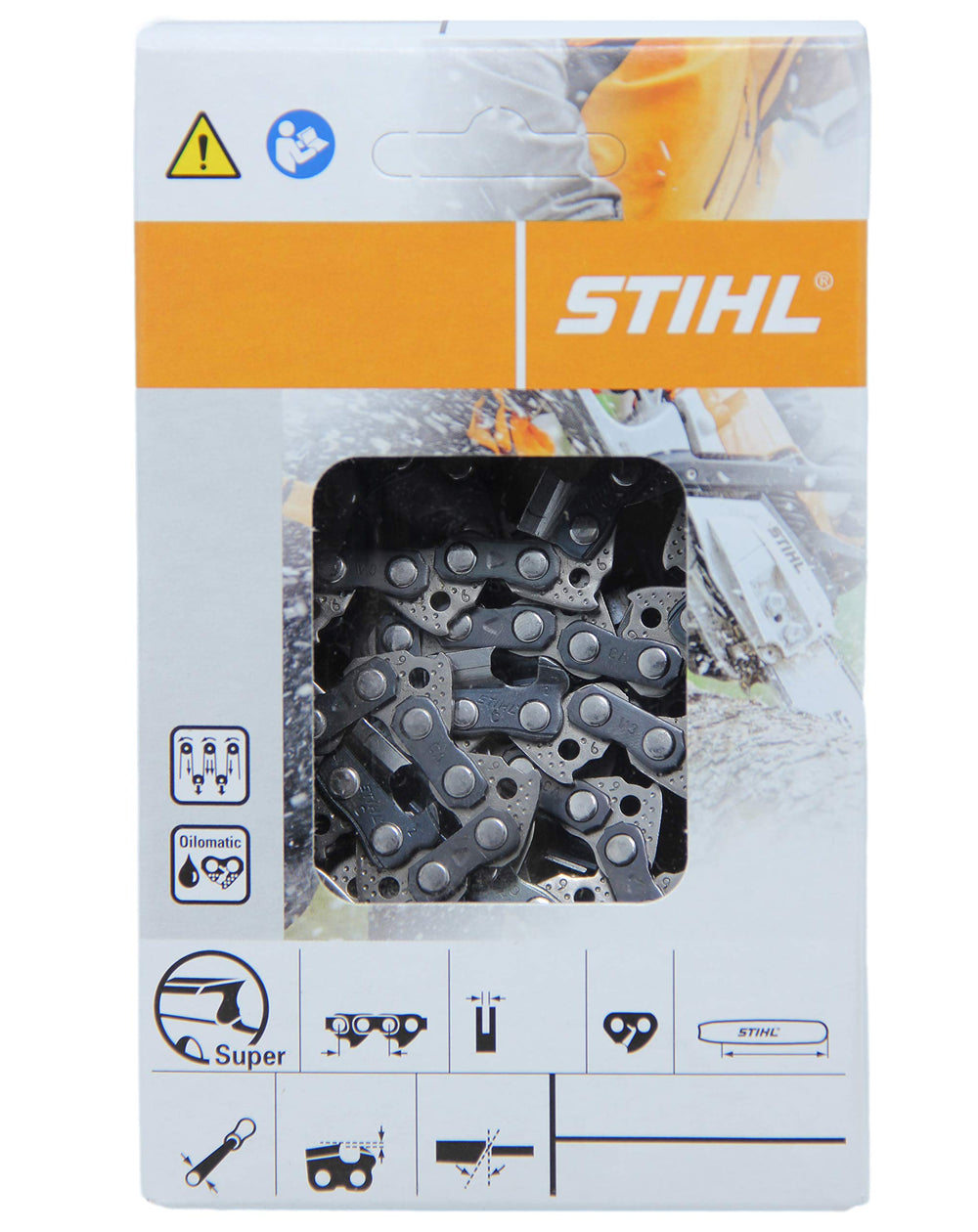 Stihl Rapid Super Chainsaw Chain 18 inch front view