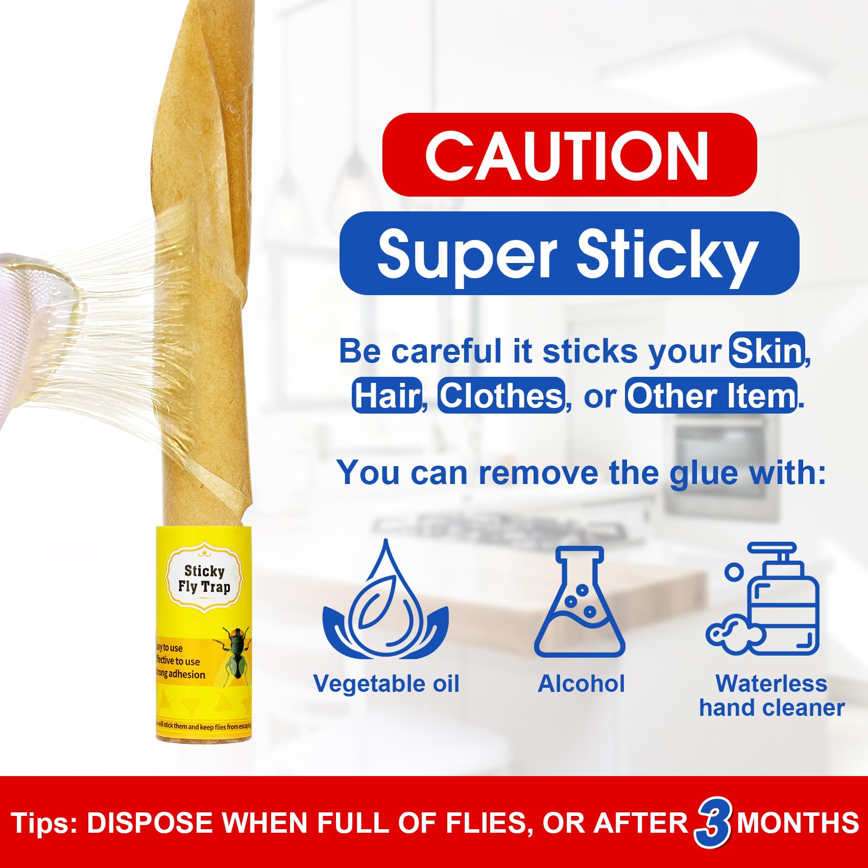 Stingmon Fly Strips outdoor setup in a garden