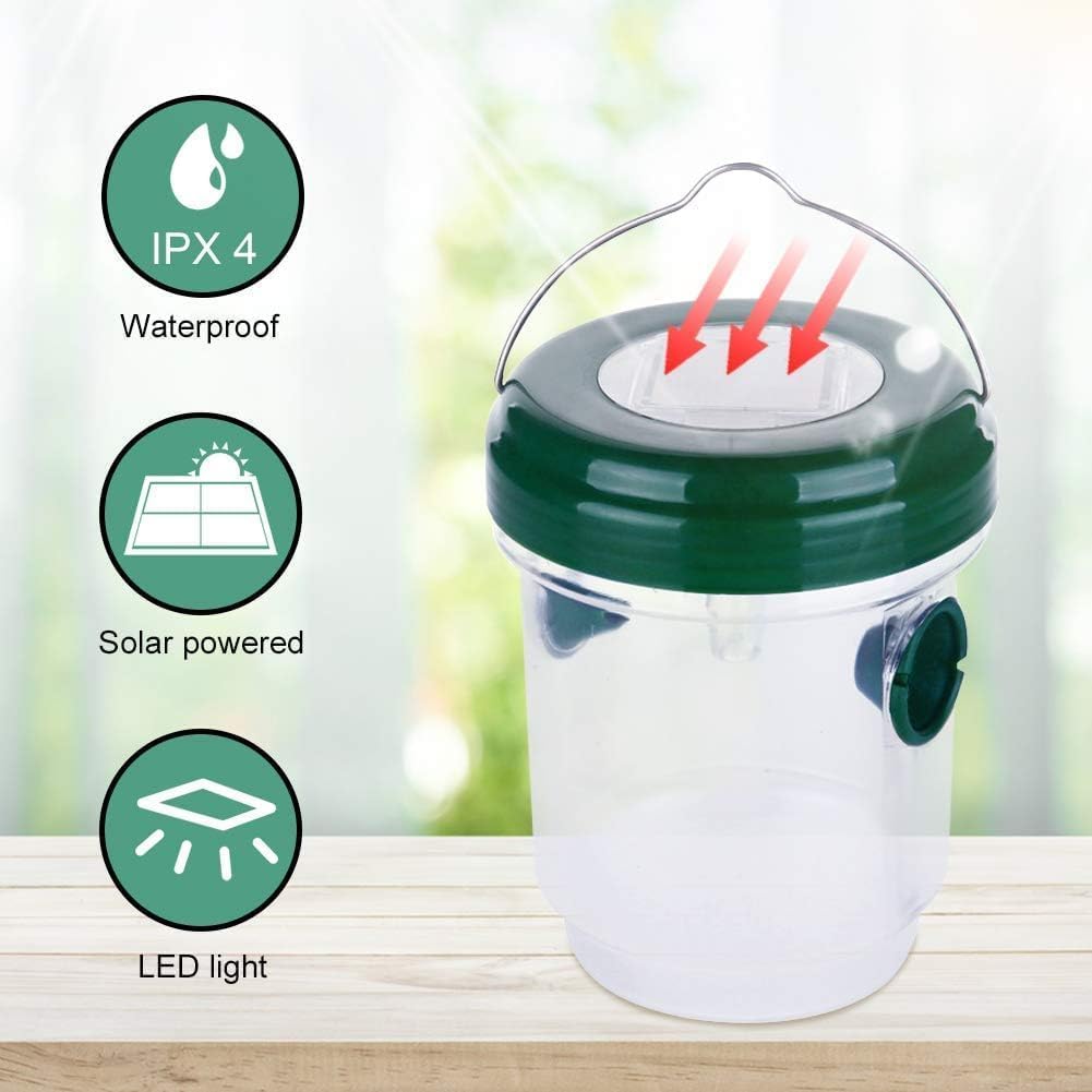 Stingmon Solar Wasp Trap packaging display