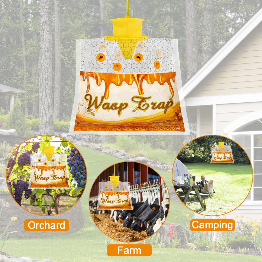Stingmon wasp traps packaging and contents