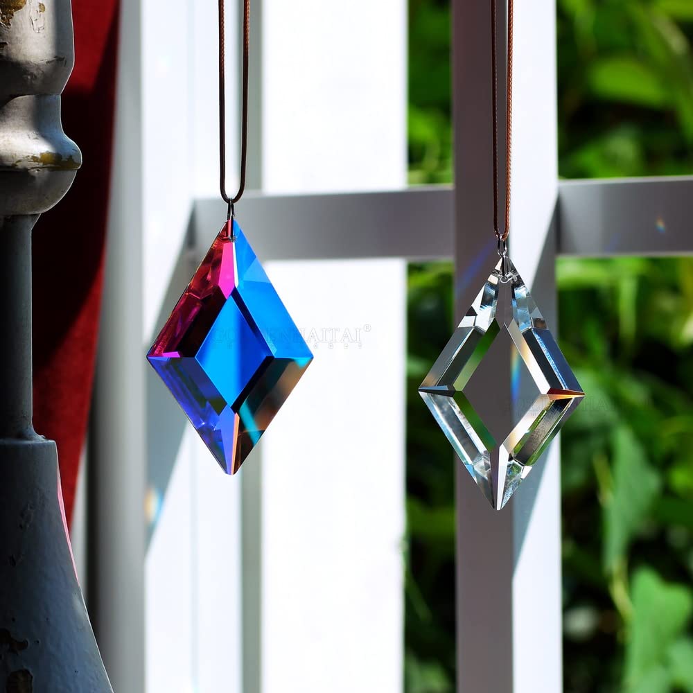 stino Rhombus Crystal Suncatcher Prisms close-up detail
