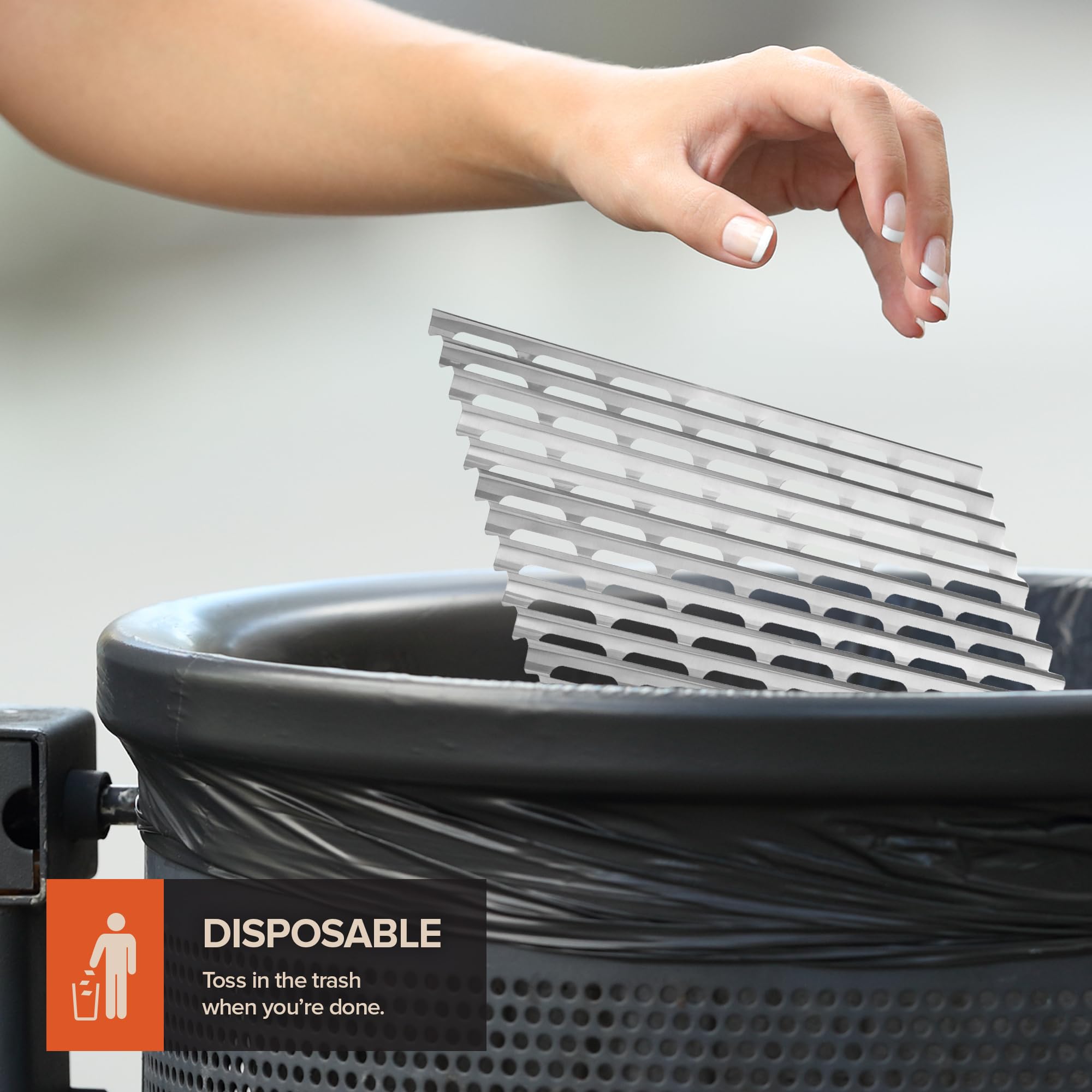 Stock Your Home aluminum grill grate liners outdoors