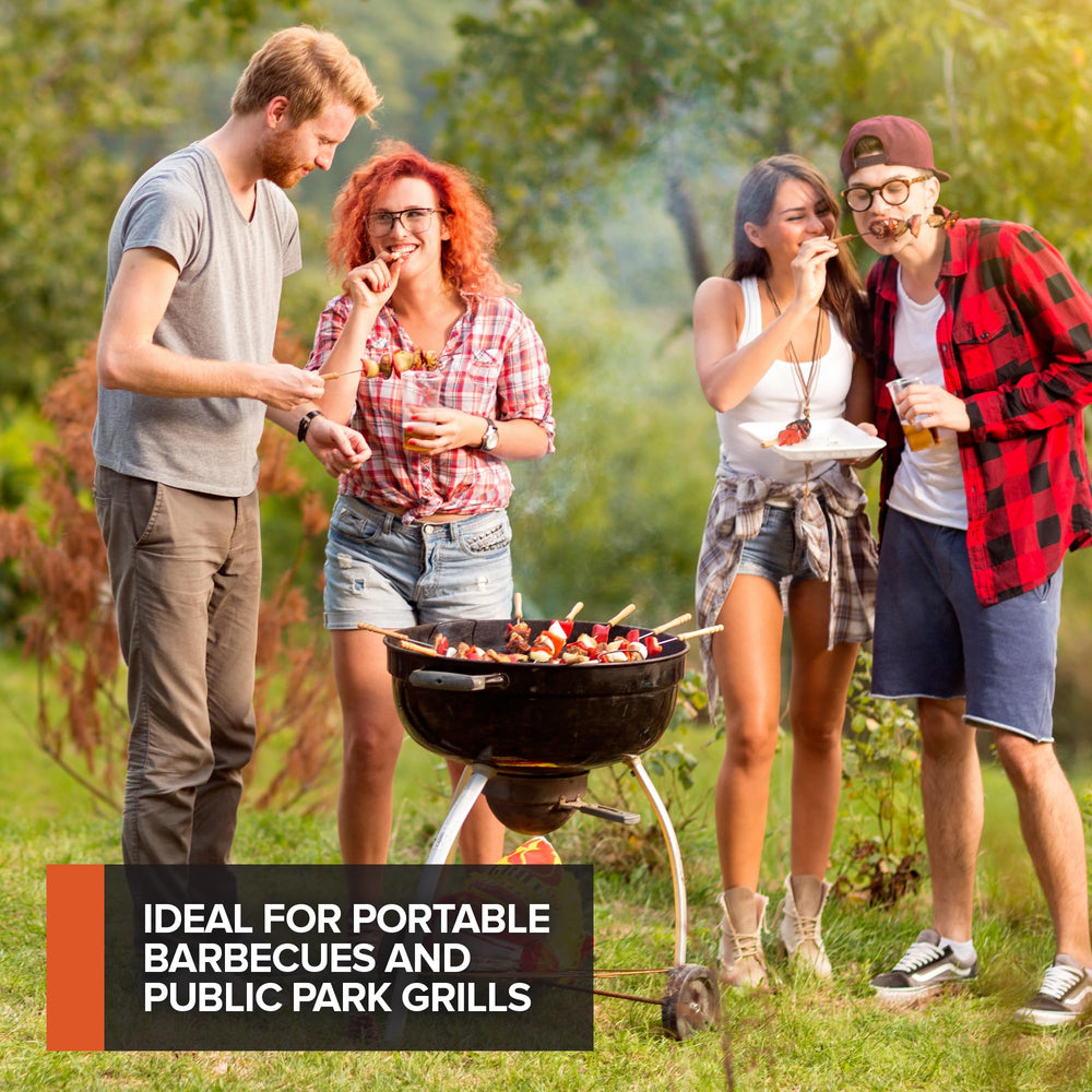 Stock Your Home grill liner showing grill marks