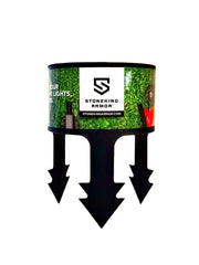 Stoneking Armor Yard Guard black sprinkler protector front view