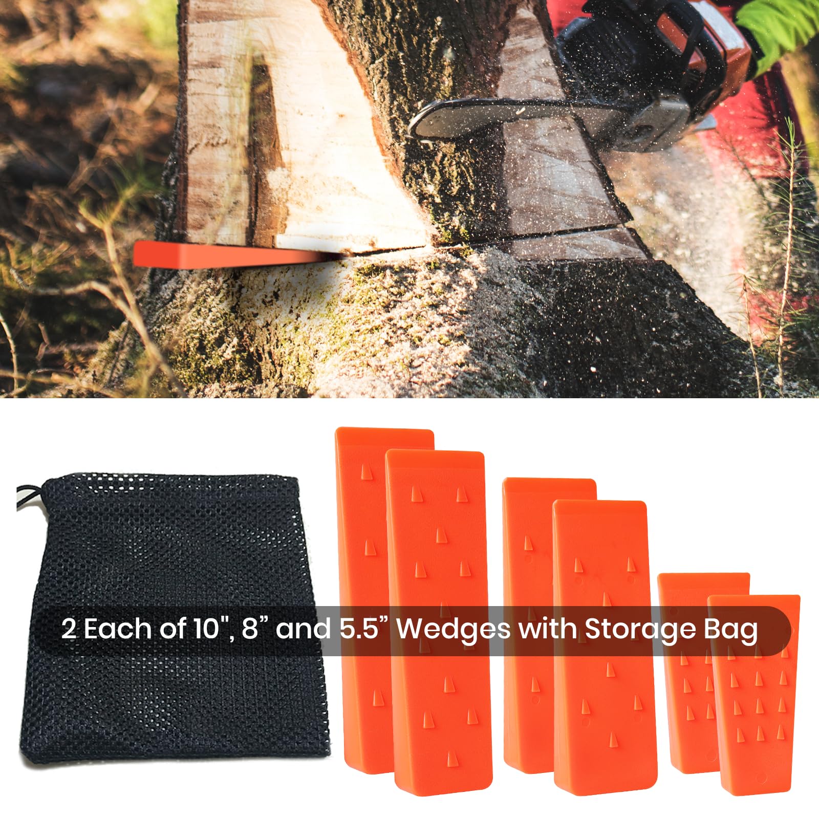 Storage bag for AR-PRO tree felling wedges