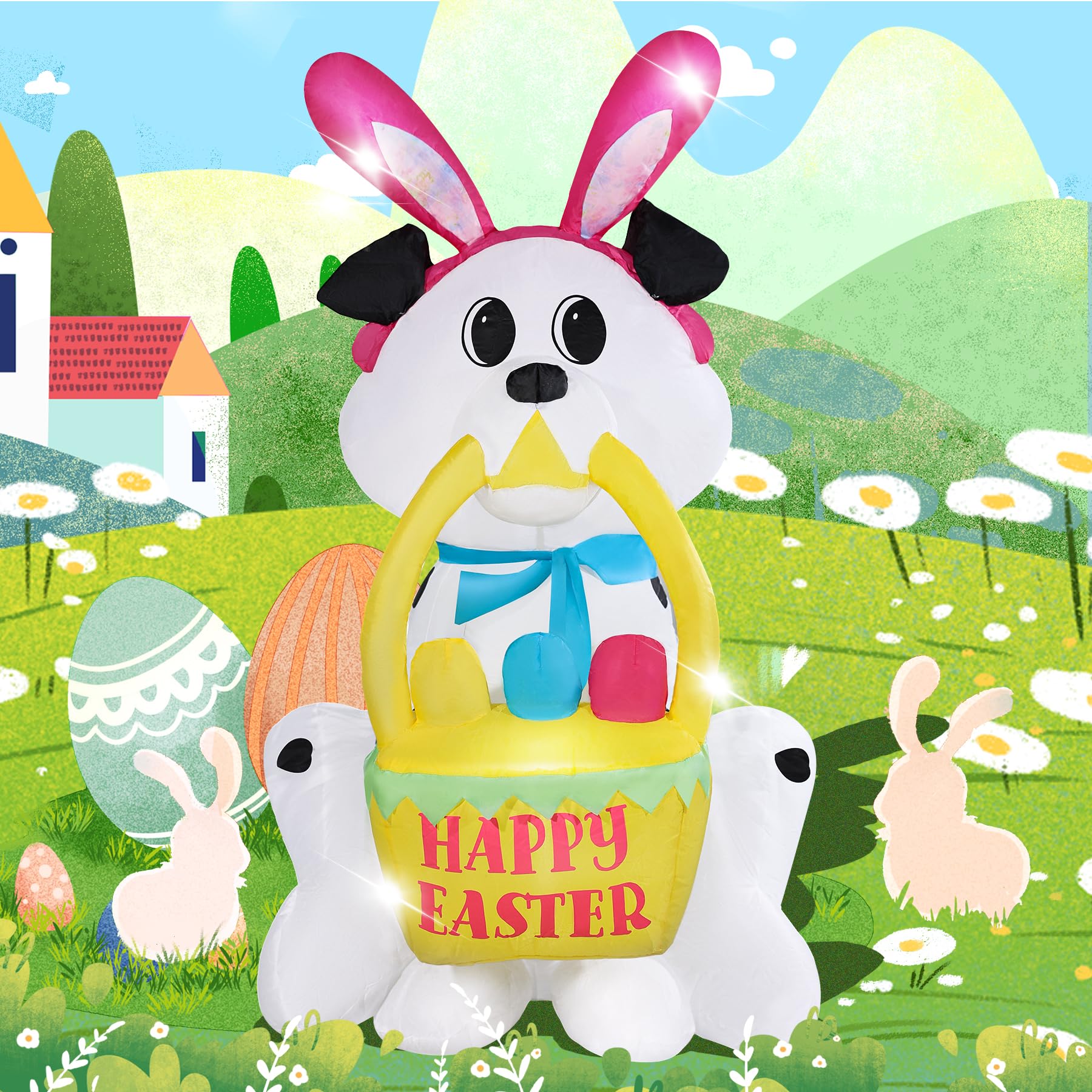 Storage bag for GIFTFIND Easter inflatable dog