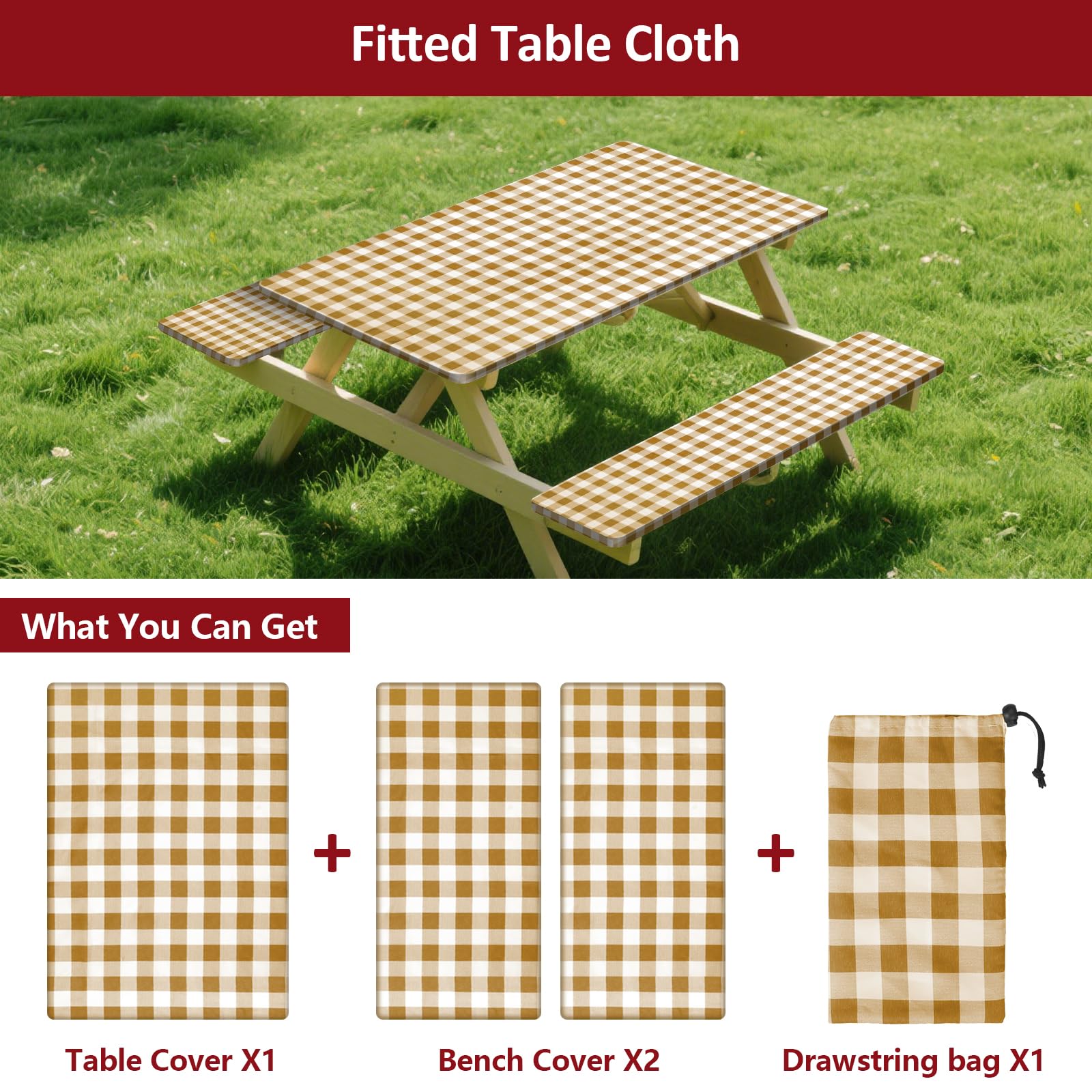 Storage bag for KENOBEE picnic table and bench covers