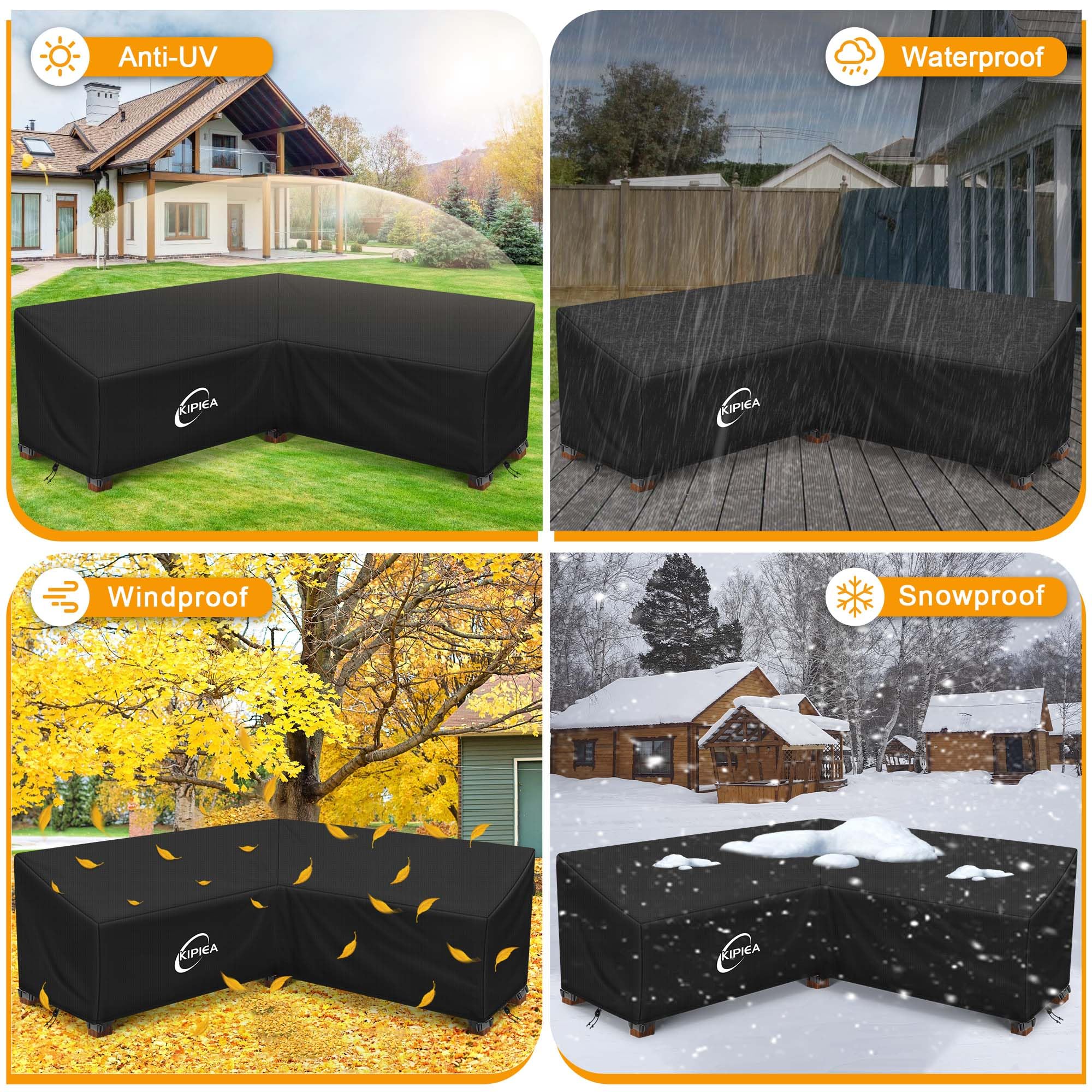 Storage bag for Kipiea sectional sofa cover