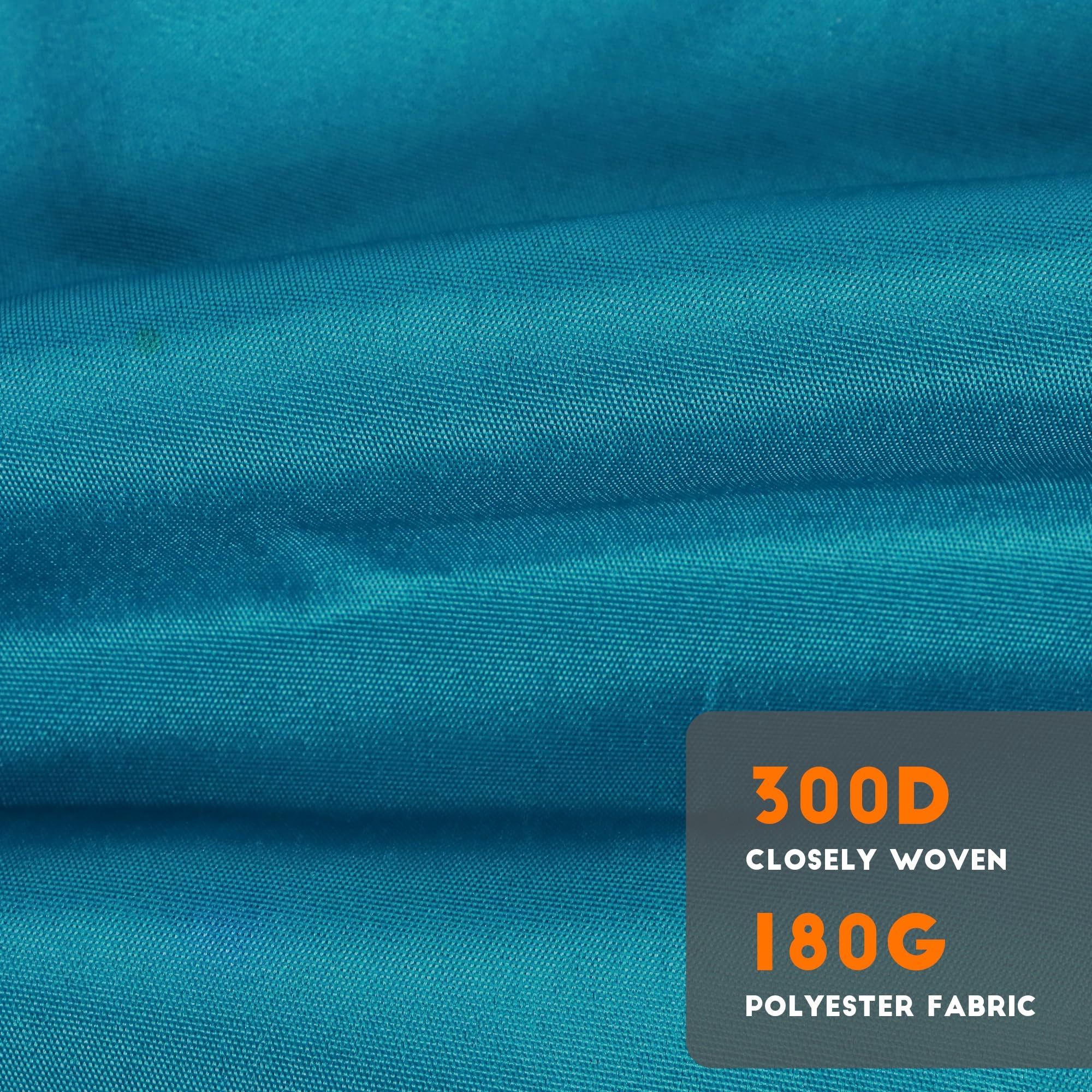 Strap closure for easy storage of Blissun umbrella canopy