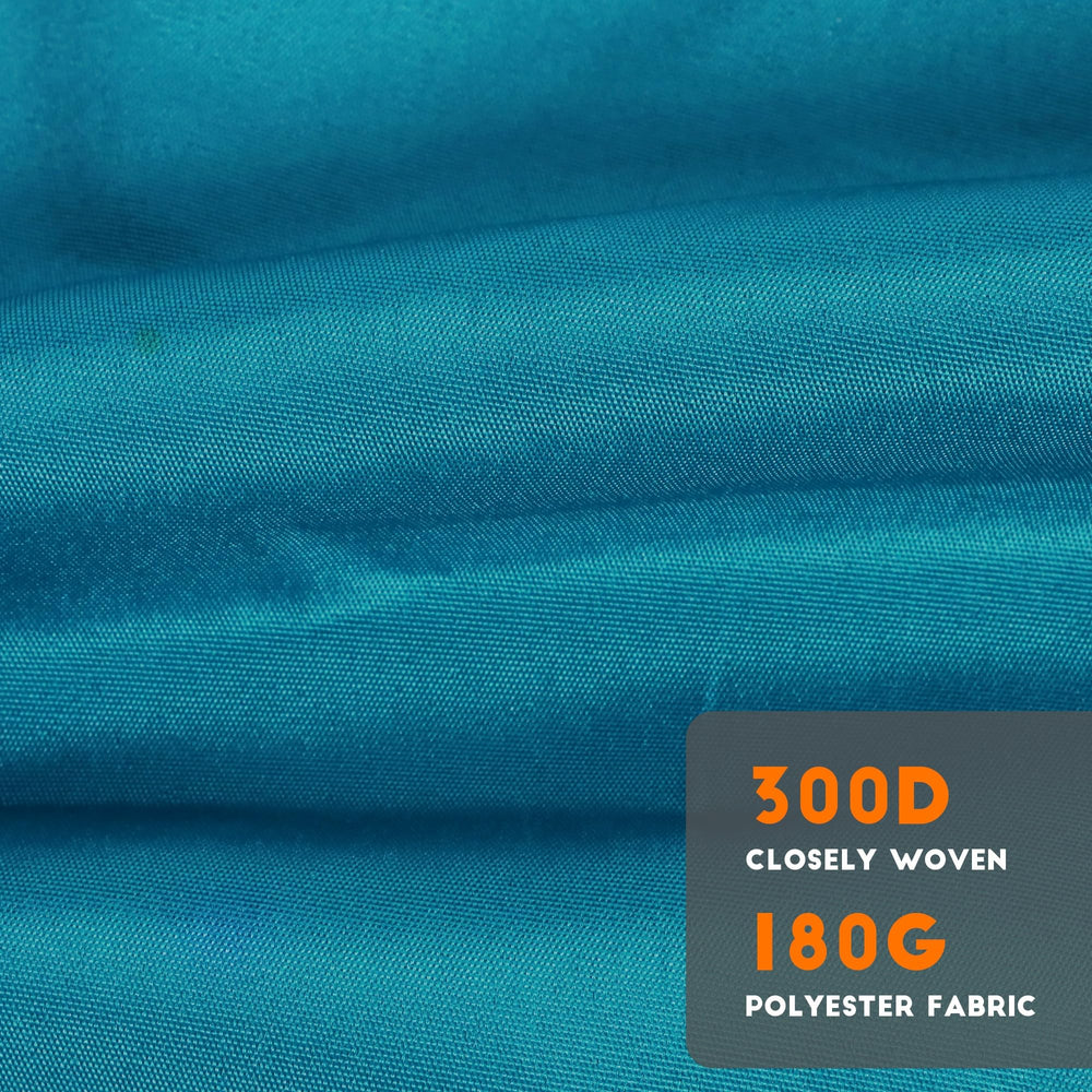 Strap closure for easy storage of Blissun umbrella canopy
